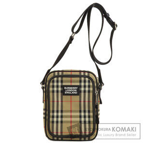Burberry Nova Check Canvas Shoulder Bag